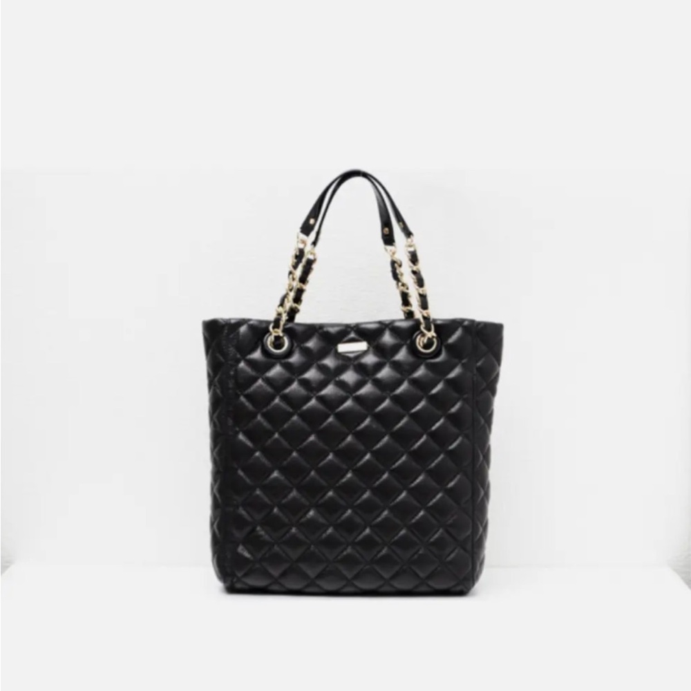 Kate Spade Black Quilted Chain Shoulder Bag